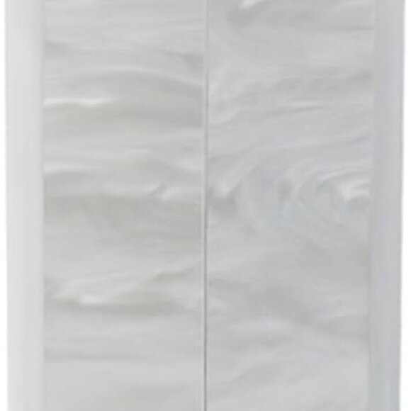 Women's Elegant Acrylic Evening Bag with Pearl Chain - Perfect for Any Occasion - Picture 3 of 8